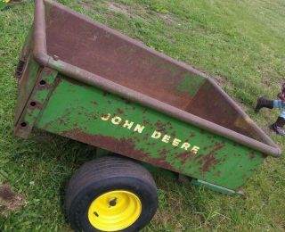 John Deere Tractor Antique Brass Tag 80 Cart