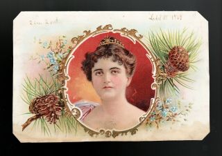 1800s Cigar Label - Untitled Queen