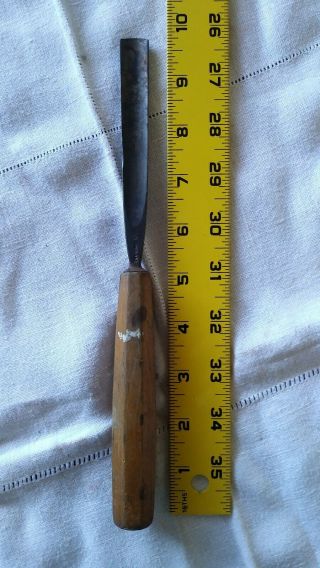 Wood Carving Tool.  Vintage 5/8 " S.  J.  Addis No.  5 Straight Carving Gouge (inv45)