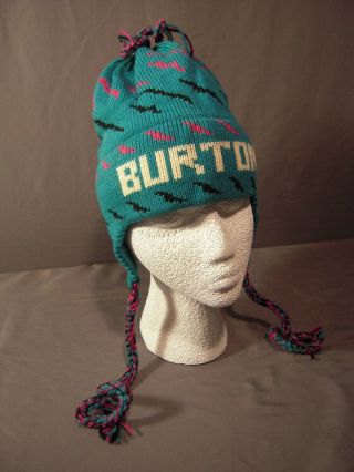 Vintage Burton Ski Snowboard Winter Hat - Youth Sized