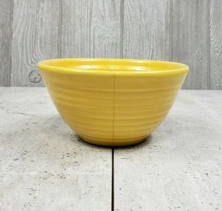 Vintage Bauer Pottery 36 Yellow Ringware Mixing Bowl Inside Rings