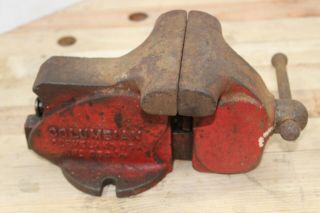 Vintage Columbian No.  D53 - 1/2 Pennypincher Bench Vise - Made In Cleveland,  Usa