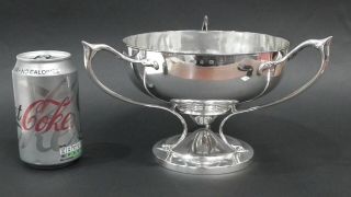 Stunning Art Nouveau Solid Silver Fruit Bowl - T.  Wooley - Birmingham 1911 - 558g