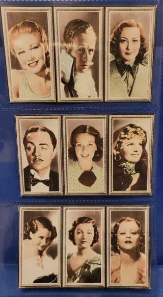 Vintage Stars Of The Screen Collectable Cards 1 - 48.  S119