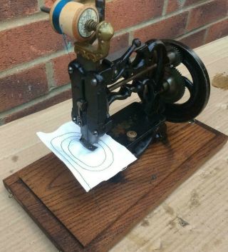 Antique James Galloway Weir Chain stitch sewing machine 2