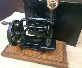 Antique James Galloway Weir Chain stitch sewing machine 5