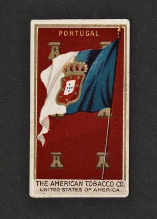 Flags Of All Nations: Portugal: A.  T.  C.  Tobacco Cigarette Card 1895: T428 ? As N9