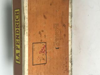 Vintage Cigar Box La Fendrich 8.  5x5x2.  5 3