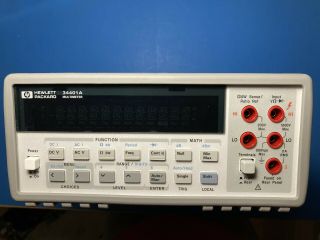 Hp/agilent 34401a 6.  5 Digit Multimeter Keysight Calibrated (fully Re - Adjusted)