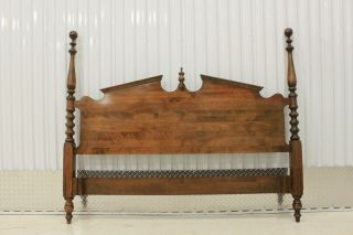 Ethan Allen Classic Manor Queen Size Pediment Four Poster Bed 15 - 5612 2