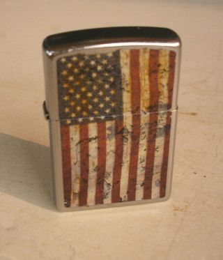 Vintage Zippo Lighter - American Flag