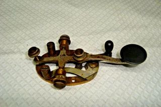 Vintage J.  H.  Bunnell Telegraph Key York U.  S.  A.
