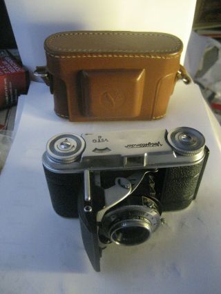 Vintage Voigtlander Vito Ii 35 Mm Camera - With Case