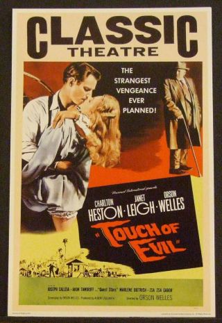 Touch Of Evil 1958 11x17 Movie Poster (r) Near