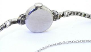 Antique Platinum elegant 1.  66CT VS diamond ladies mechanical watch 2
