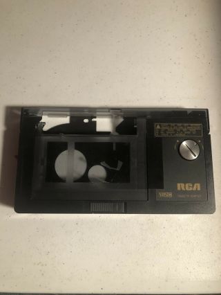 Vintage Rca Vhs - C Cassette Adapter Vca10 (vcr/vhs)