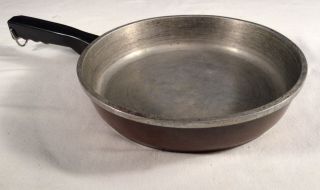 Vintage Club Aluminum Cookware 8.  5 " Brown Skillet/frying Pan No Lid,
