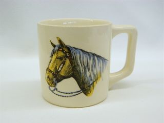 Vintage Roy Rogers Horse Trigger China Mug Cup