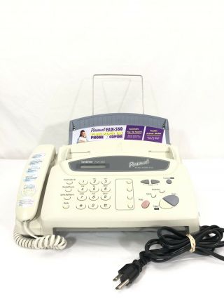 Vintage Brother Fax - 560 Personal Plain Paper Fax Machine,  Phone,  And Copier