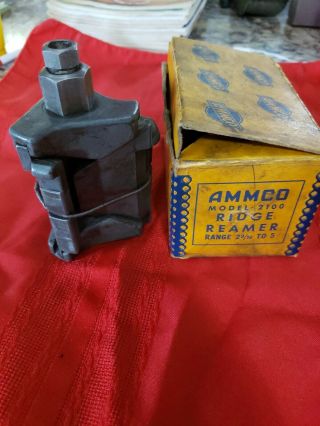 Ammco Ridge Reamer Model 2100 W/ Box - Vintage Usa Tool 2 9/16 To 5