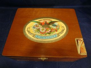 San Cristobal Quintessence Majestic Wood Cigar Box