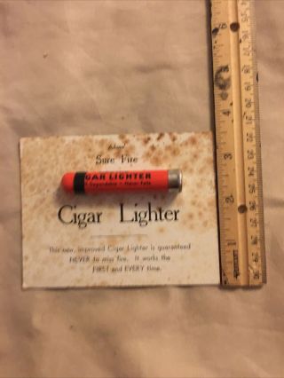 Adam’s Vintage Sure Fire Cigar Lighter Gag Gift