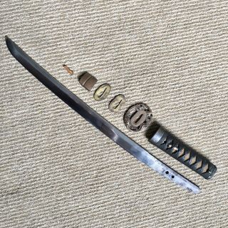 Edo Period Japanese Samurai Katana Wakizashi Sword