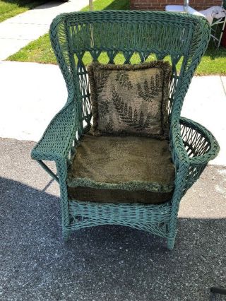 Antique Haywood Wakefield Wicker Chair