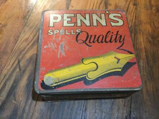 Penn’s Spells Quality Tobacco Tin American Tobacco Company