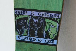 VISION John Grigley Mini 2 1988 Skateboard NOS 2