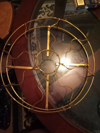 Antique Emerson 1510 electric fan brass blades 3