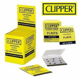 18pc Clipper Lighter Flints,  Will Work In All Flint Lighters Clipper Brand - Uk