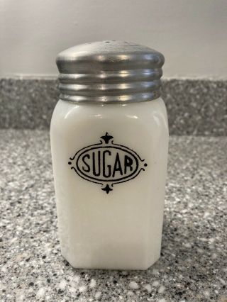 Vintage Milk Glass Shaker 