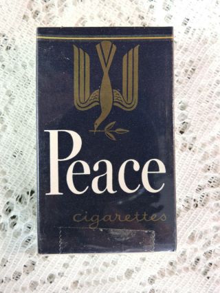 Vintage Peace 10 Cigarette Hard Pack Empty Display Only - Japan