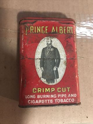 Vintage Prince Albert Tobacco Crimp Cut For Pipe And Cigarette Tin