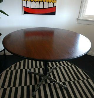 Herman Miller Eames Mid Century Modern Round Dinning Office Table 41 ".  5