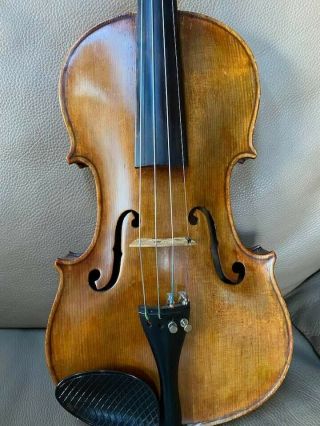 Antique Vintage Old German Joh.  Bapt.  Schweitzer Amati Pestini 4/4 Violin