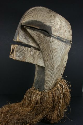 Large African Female Kifwebe Mask - Songye Tribe - Dr Congo,  Tribal Art Primitif