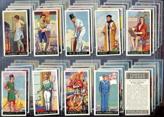 Tobacco Card Set,  Godfrey Phillips,  Famous Minors,  Young Celebrities,  1936
