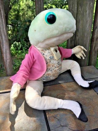 Vintage Beatrix Potter Peter Rabbit Jeremy Fisher Frog Eden Plush Character ❤️j8