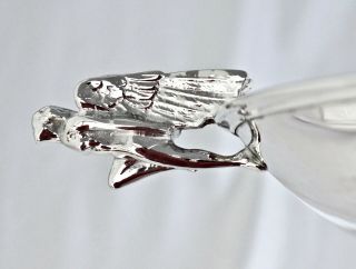 506gm Silver Art Deco Winged Angels Comport Trophy.  Porters Park Golf Club 1933. 3