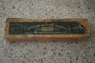 Vintage Chas H Irwin Auger Bit Company No 22 With Box