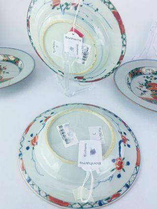 Kangxi Chinese Antique Porcelain Famille Verte Plates With Flowers 18th Century 6