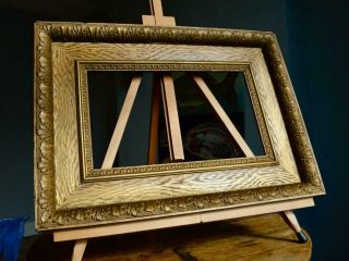 Fine Antique Victorian Gilt Oak Picture Frame 12 " X 7 " Rebate Watts Arts & Craft