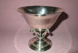 Antique Georg Jensen Denmark Sterling Silver Footed Compote Bowl 17a Johan Rohde