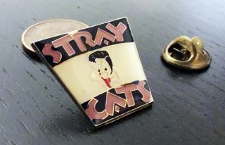 Stray Cats Enamel Pin Lapel Badge 1981 Vintage Rockabilly Brian Setzer