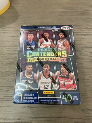 19 - 20 Panini Contenders Basketball Cards Box 1 Auto Or Mem Card Per Box On Ave