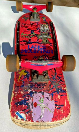 Powell Peralta lance mountain future primitive Skateboard 1985 Vintage 3