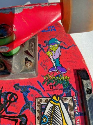 Powell Peralta lance mountain future primitive Skateboard 1985 Vintage 5