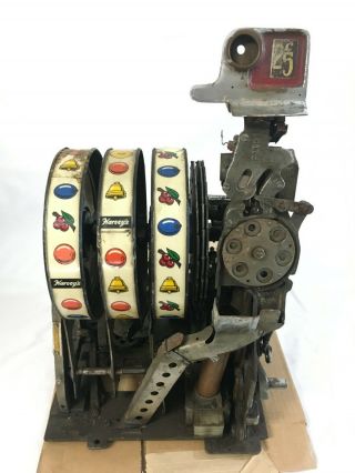 Pace 25 Cent Antique Mechanical Slot Machine Mechanism Mech